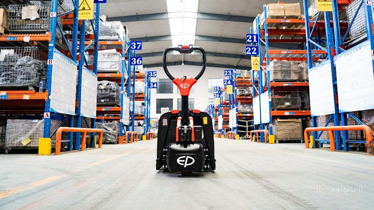 Elektrinis palečių vežimėlis su li-ion baterija - nuotraukos Nr. 10