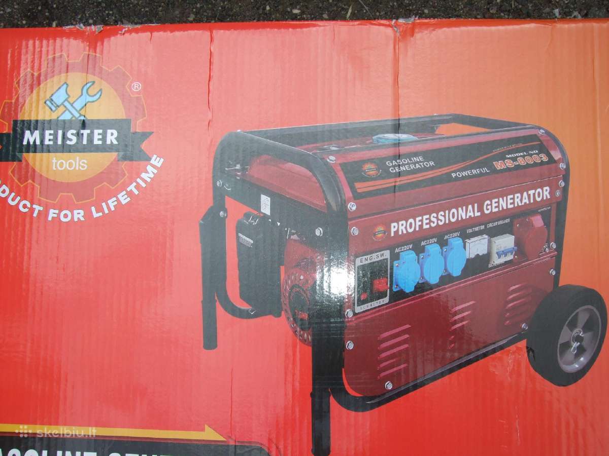 Akcija! Elektros Generatoriai 220/380/12 V, Avr - nuotraukos Nr. 6