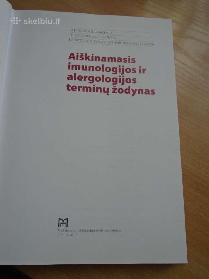 Aiškinamasis alergologijos ir imunologijos terminų - nuotraukos Nr. 2