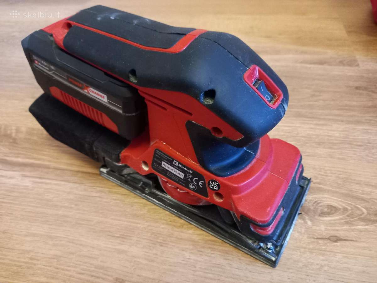 Einhell Tc-OS 181/187 Li šlifuoklis+akum+kroviklis
