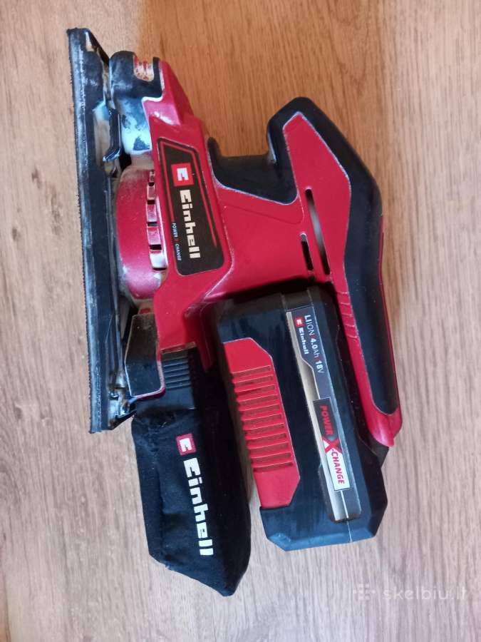 Einhell Tc-OS 181/187 Li šlifuoklis+akum+kroviklis - nuotraukos Nr. 3
