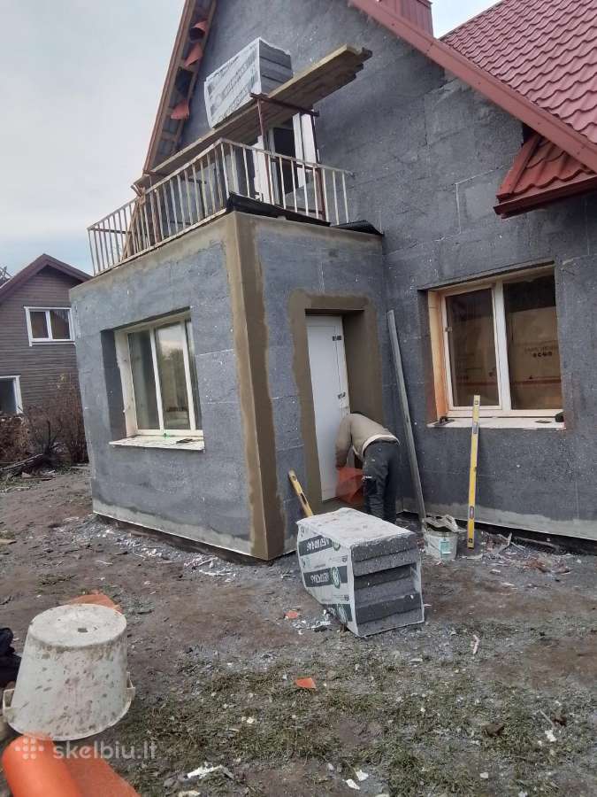 Šiltinam fasadus -pamatus Apdaila laukas= vidus - nuotraukos Nr. 5