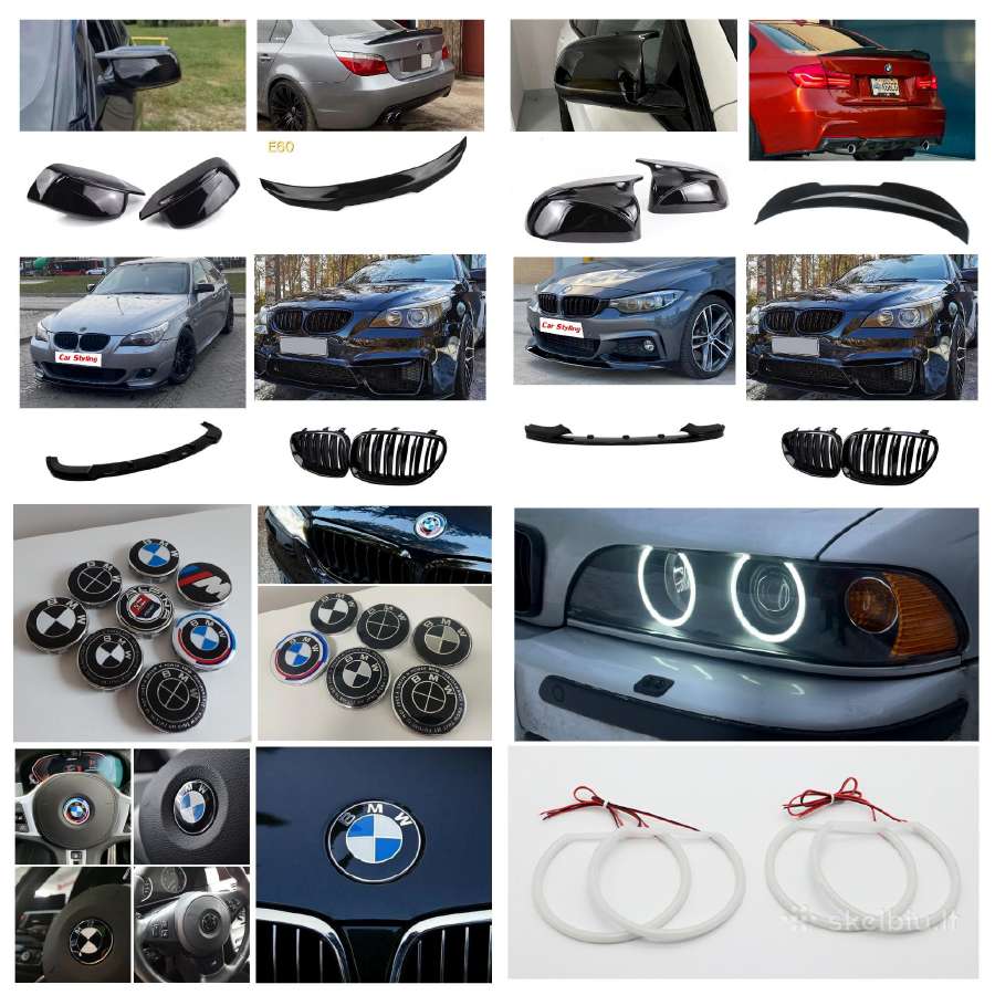 Bmw tuning apdailos , zenkliukai , lipai, LED.