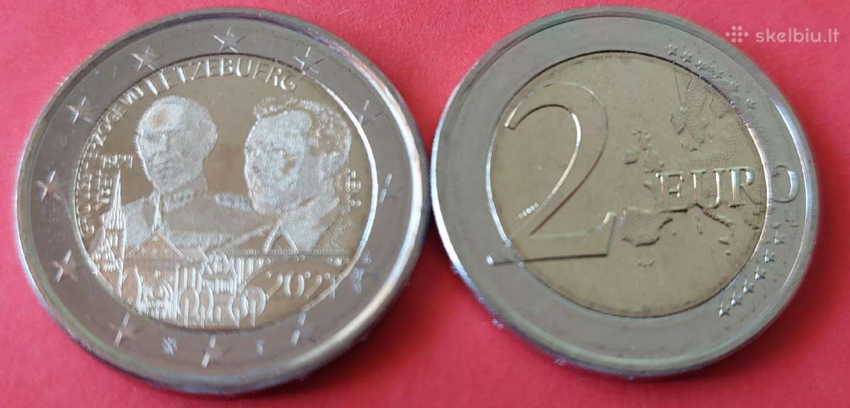 Liuksemburgas 2021m.2€ “Jeano gimimo 100m“ (fotogr