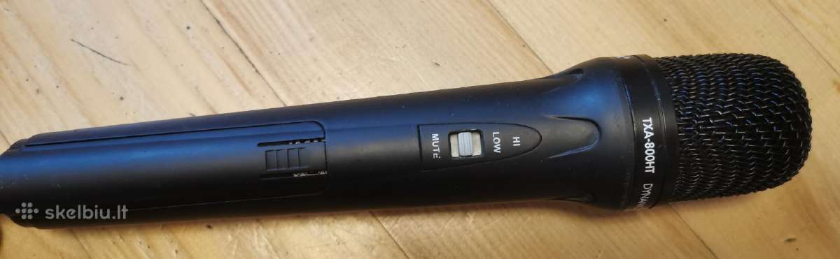 Monacor Txa800ht mikrofonas 863.1-864.9 MHz - nuotraukos Nr. 7