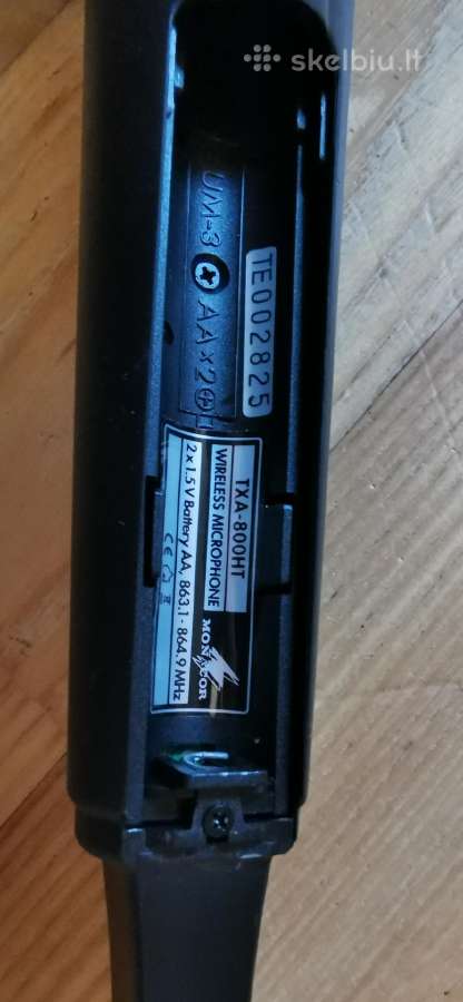 Monacor Txa800ht mikrofonas 863.1-864.9 MHz - nuotraukos Nr. 8