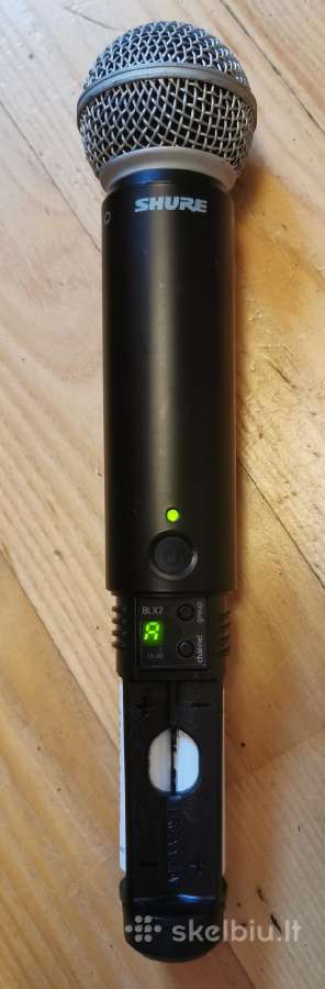 Shure Blx2/sm58 S8 mikrofonas