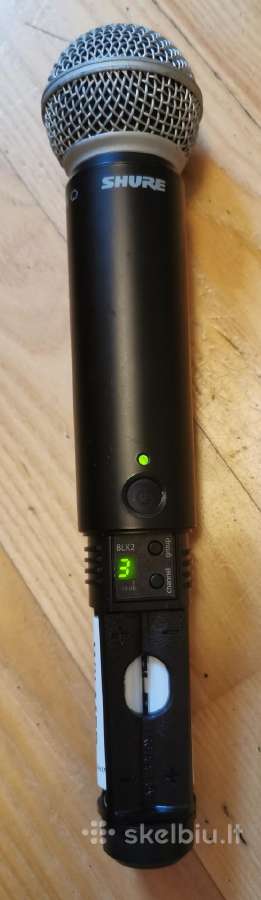 Shure Blx2/sm58 S8 mikrofonas - nuotraukos Nr. 2