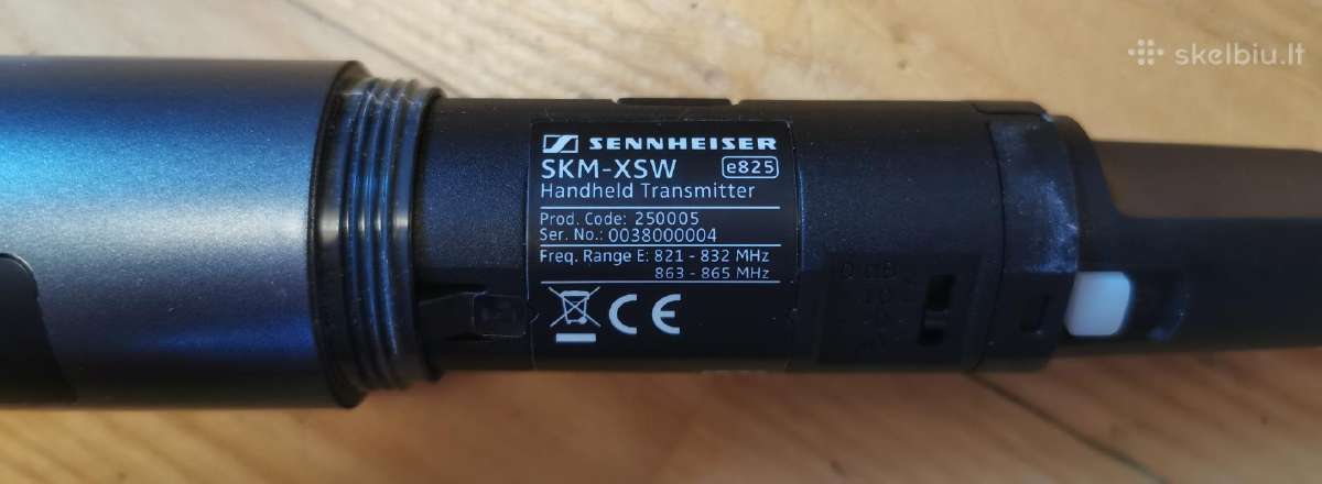 Sennheiser Skm 825-xsw mikrofonas - nuotraukos Nr. 4