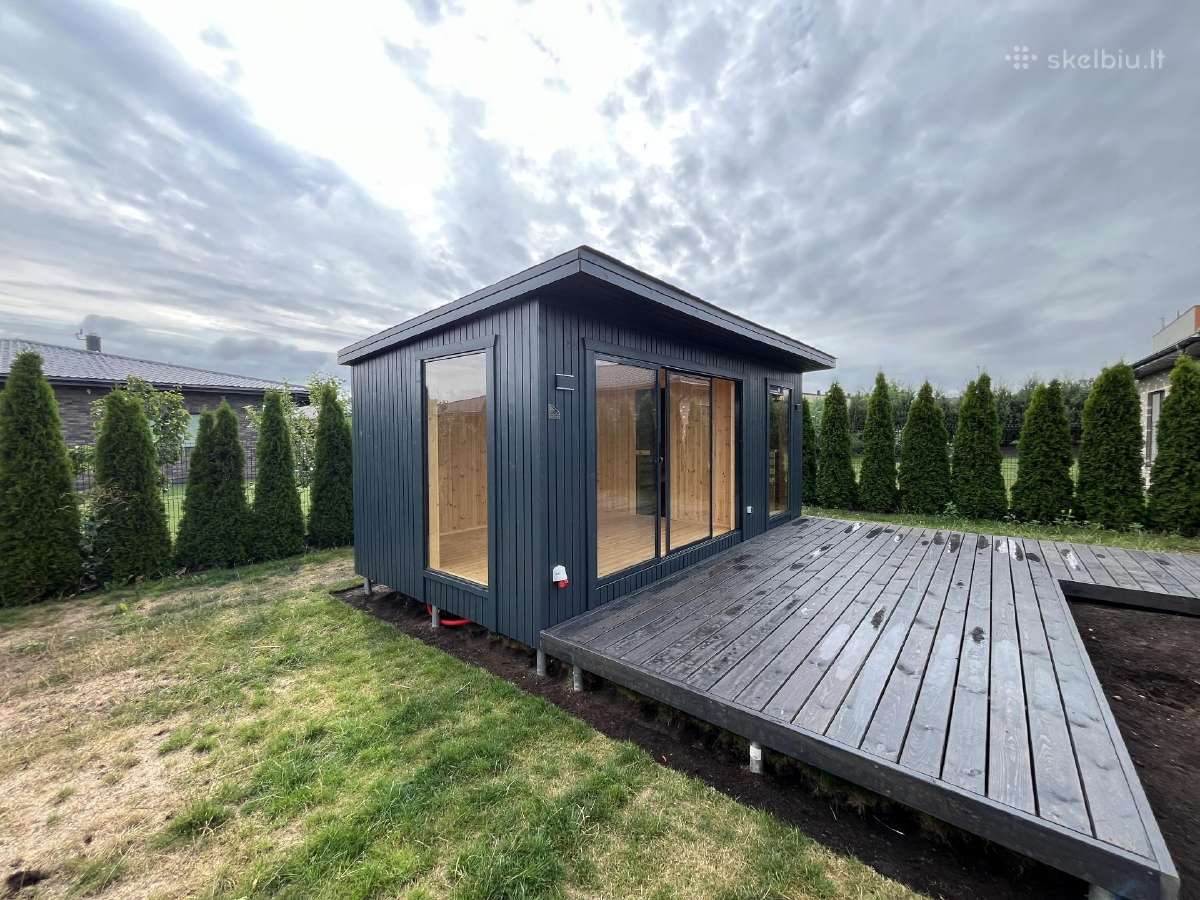 Pirtis sauna 3x6+ terasa karkasine pirtis - nuotraukos Nr. 2
