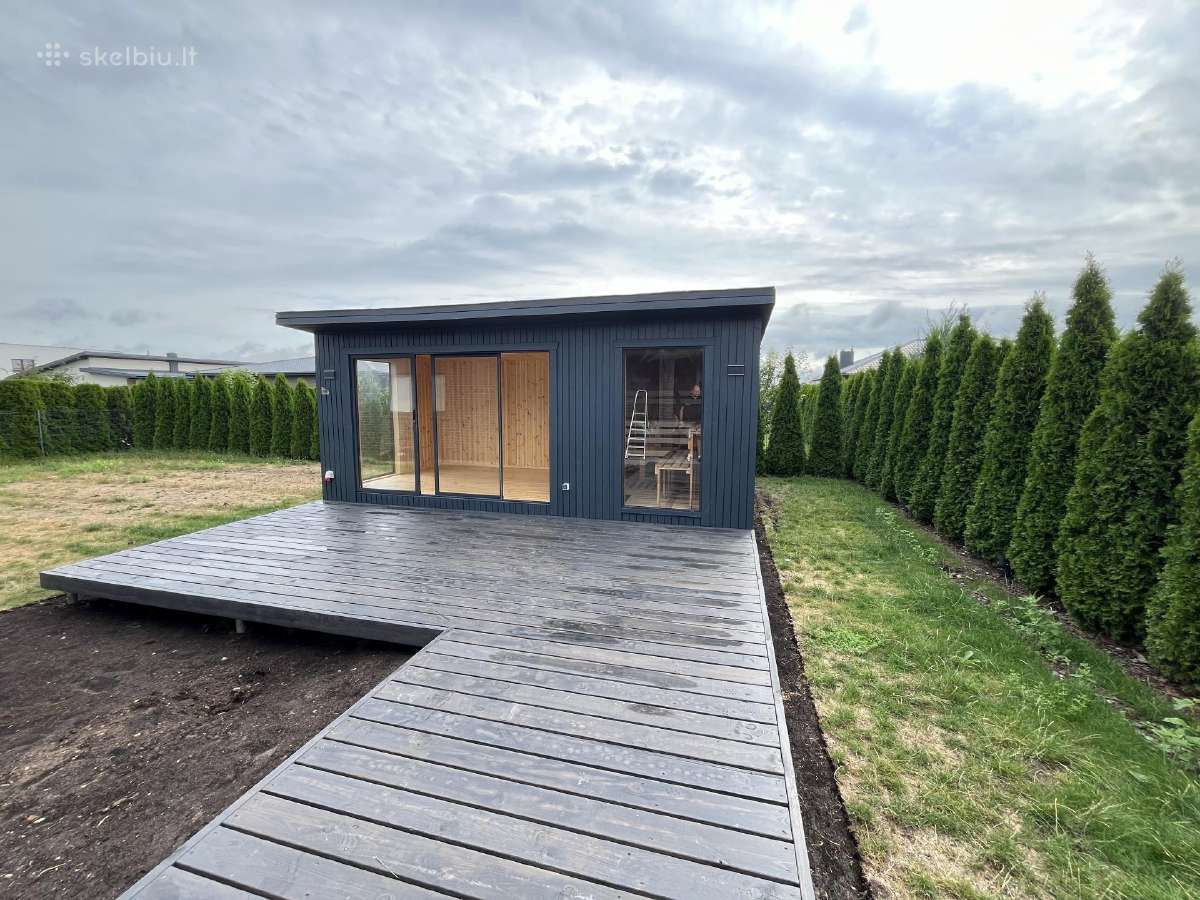Pirtis sauna 3x6+ terasa karkasine pirtis - nuotraukos Nr. 8