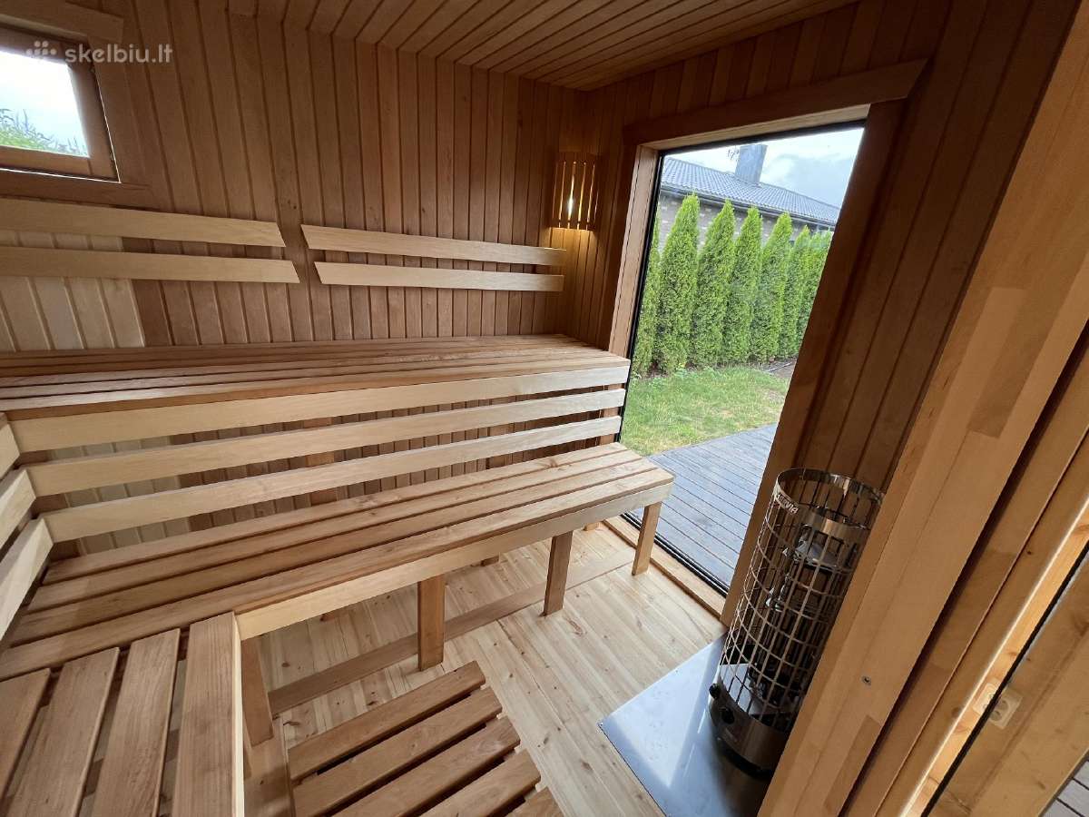 Pirtis sauna 3x6+ terasa karkasine pirtis - nuotraukos Nr. 17