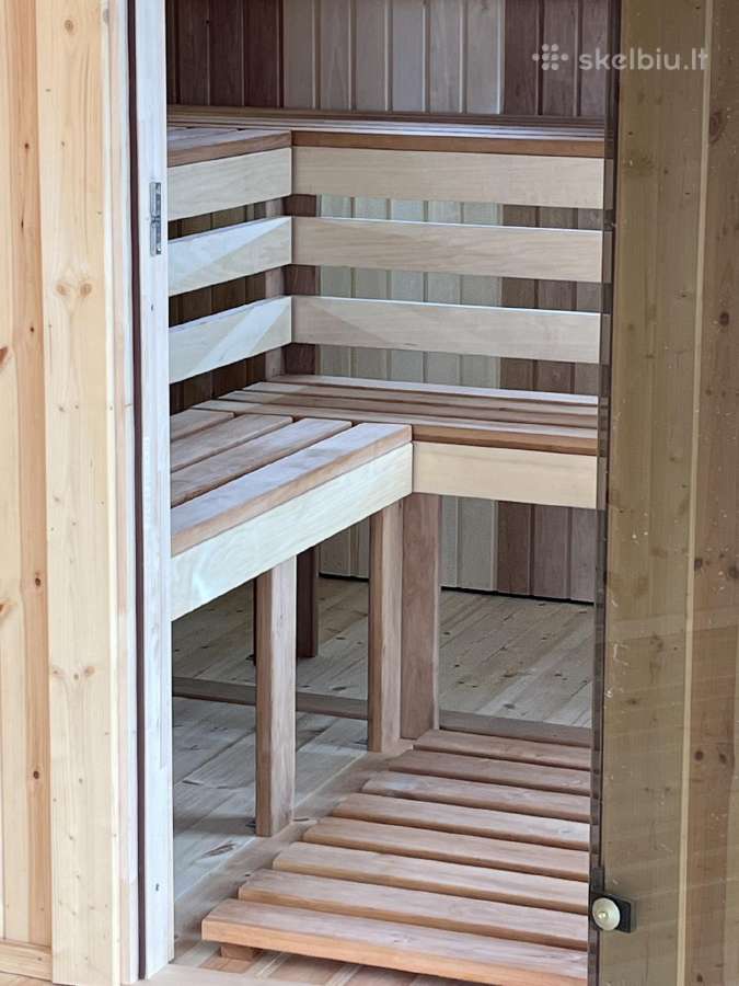 Pirtis sauna 3x6+ terasa karkasine pirtis - nuotraukos Nr. 28