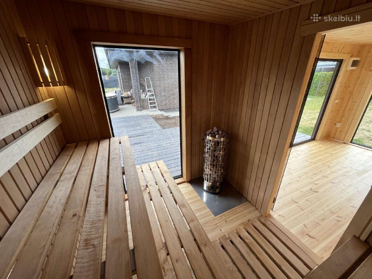 Pirtis sauna 3x6+ terasa karkasine pirtis - nuotraukos Nr. 29