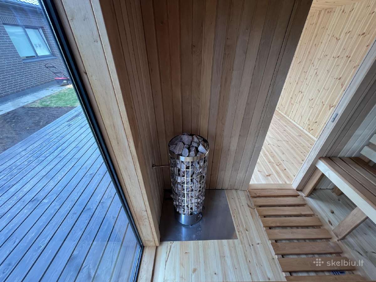 Pirtis sauna 3x6+ terasa karkasine pirtis - nuotraukos Nr. 30