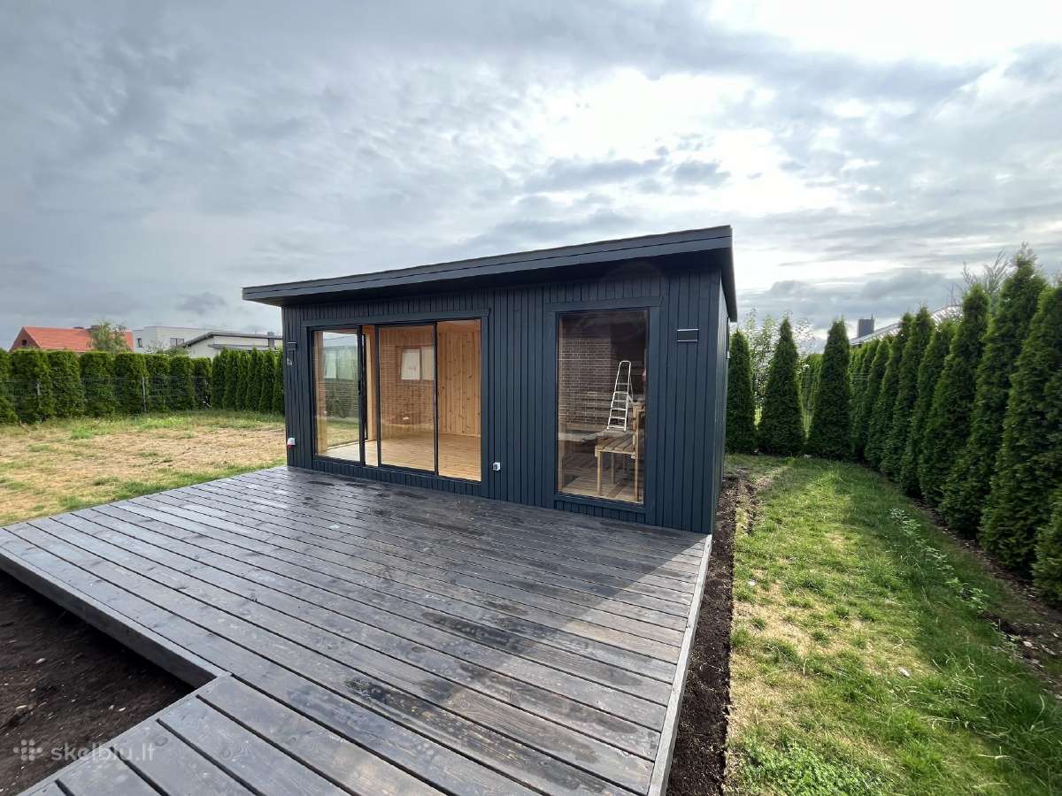 Pirtis sauna 3x6+ terasa karkasine pirtis - nuotraukos Nr. 9