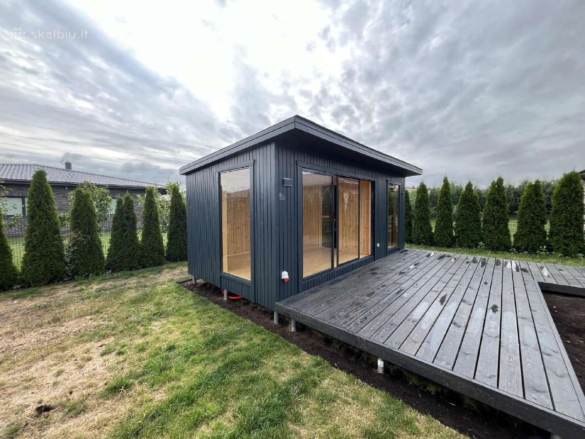 Pirtis sauna 3x6+ terasa karkasine pirtis - nuotraukos Nr. 11