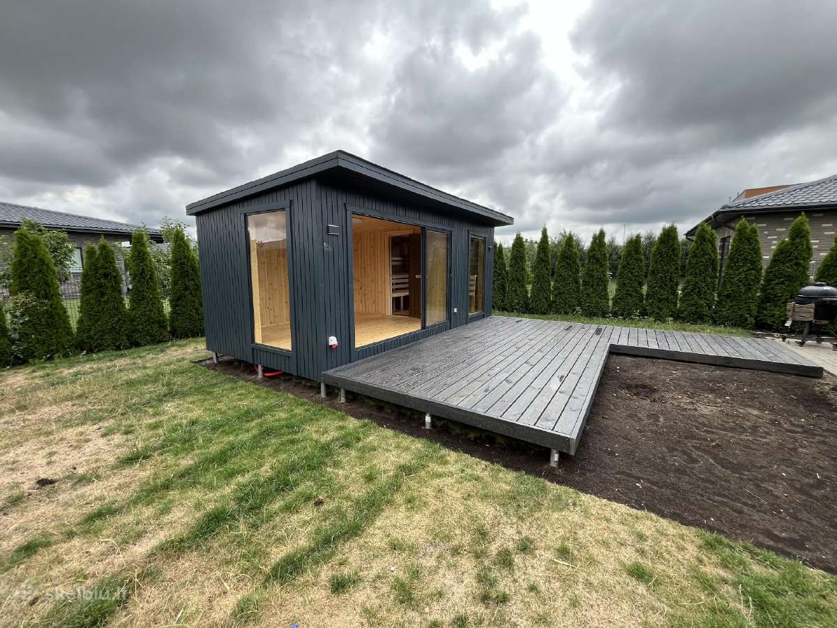 Pirtis sauna 3x6+ terasa karkasine pirtis - nuotraukos Nr. 21