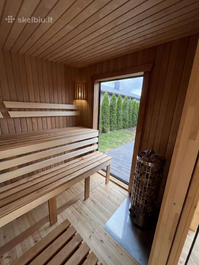 Pirtis sauna 3x6+ terasa karkasine pirtis - nuotraukos Nr. 34
