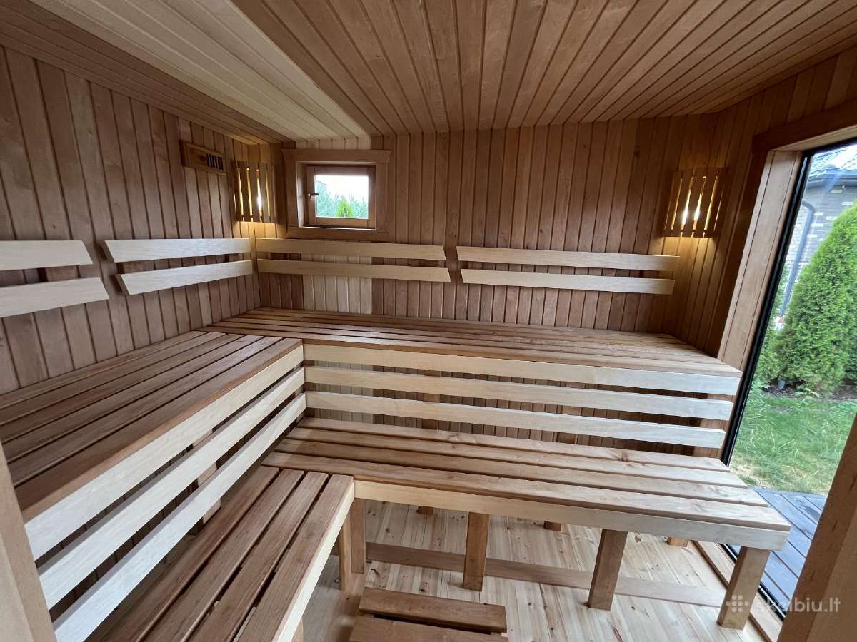 Pirtis sauna 3x6+ terasa karkasine pirtis - nuotraukos Nr. 36