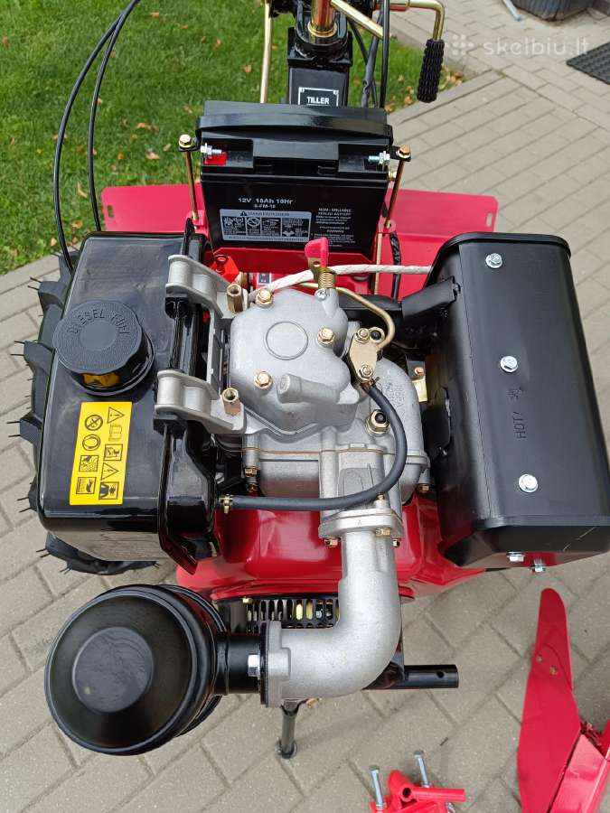 Galingas Dyzelinis Motoblokas Kultivatorius Rider - nuotraukos Nr. 6
