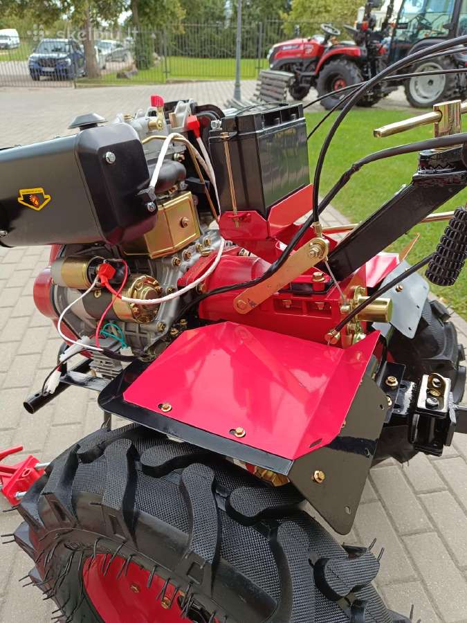 Galingas Dyzelinis Motoblokas Kultivatorius Rider - nuotraukos Nr. 7