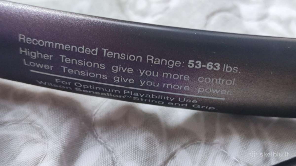 Lauko teniso reketė Wilson Grapgite su dėklu - nuotraukos Nr. 3