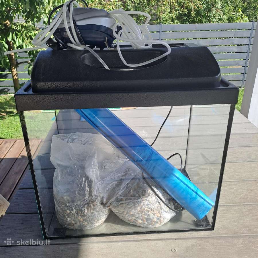 Naudotas 30l akvariumas