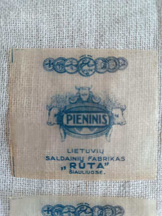 Antikvariniai saldainių popierėliai Rūta - nuotraukos Nr. 6