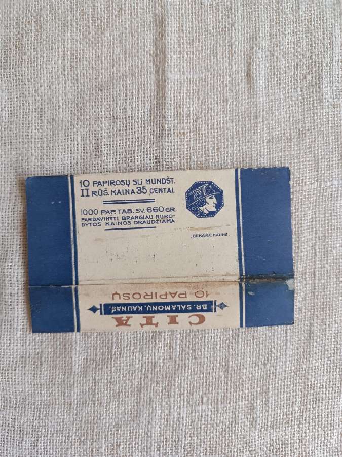 Antikvariniai papirosų pakeliai - nuotraukos Nr. 6