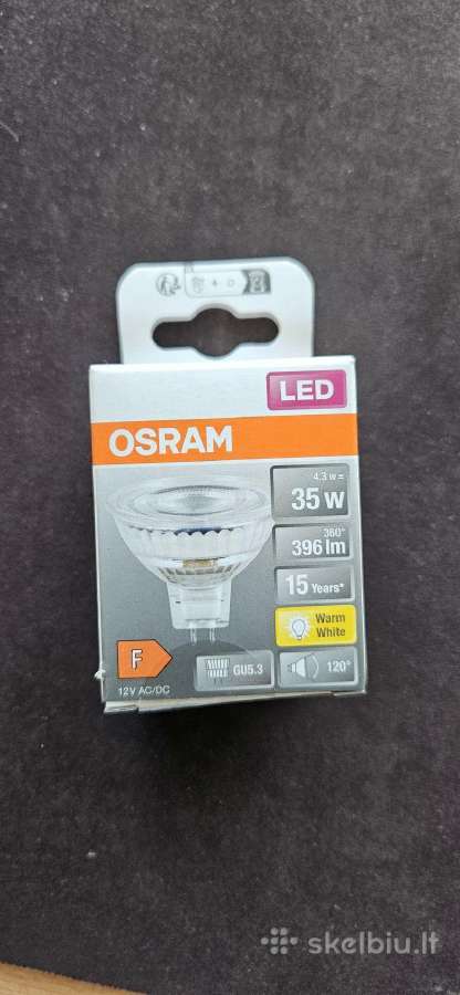 Osram LED halogeninė lemputė 4.3w->35w - nuotraukos Nr. 3
