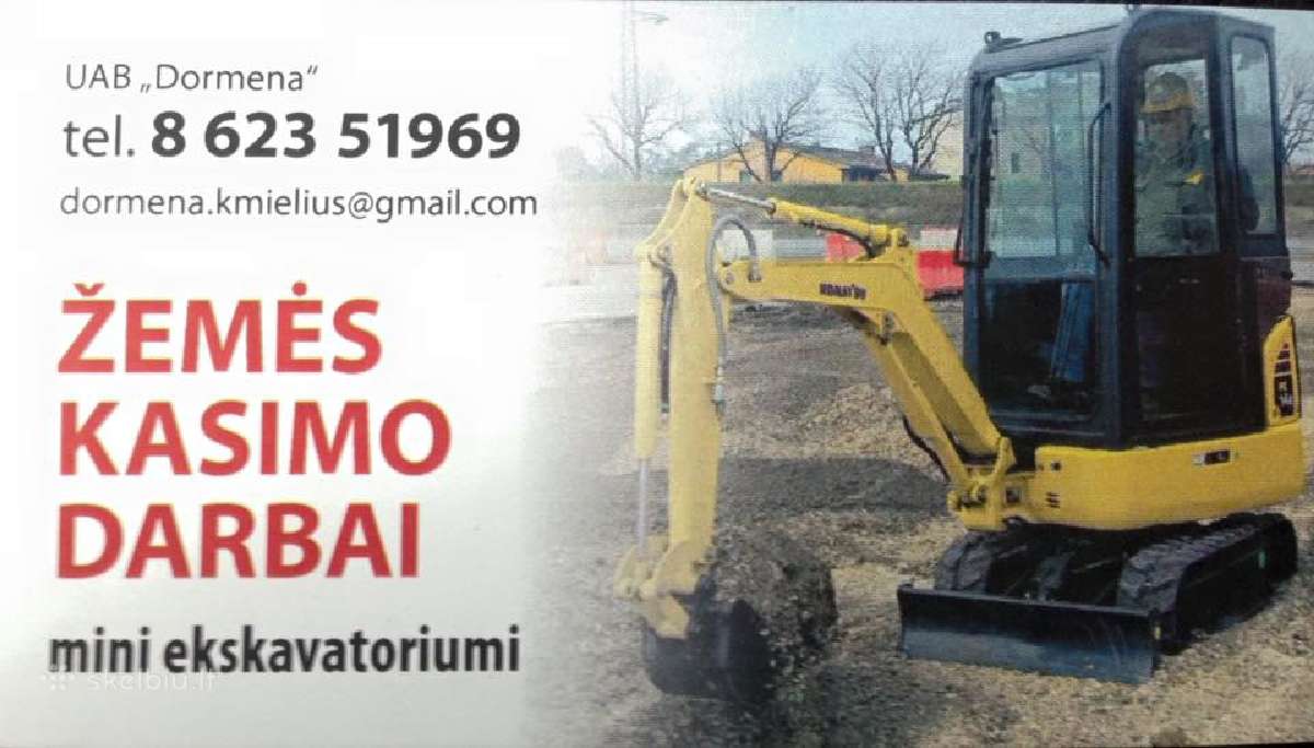 Žemės kasimo darbai mini ekskavatorius alytus - nuotraukos Nr. 6