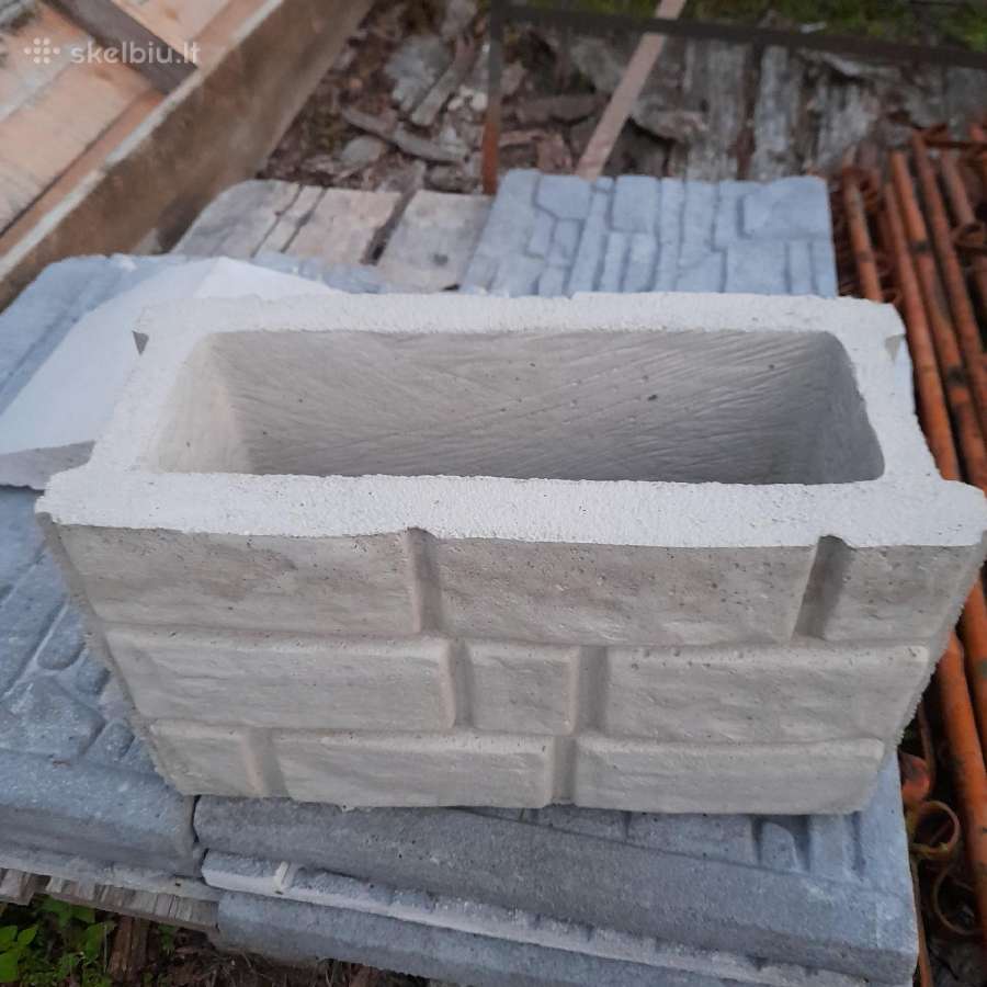 Betoniniai tvoros stulpų blokeliai - nuotraukos Nr. 8