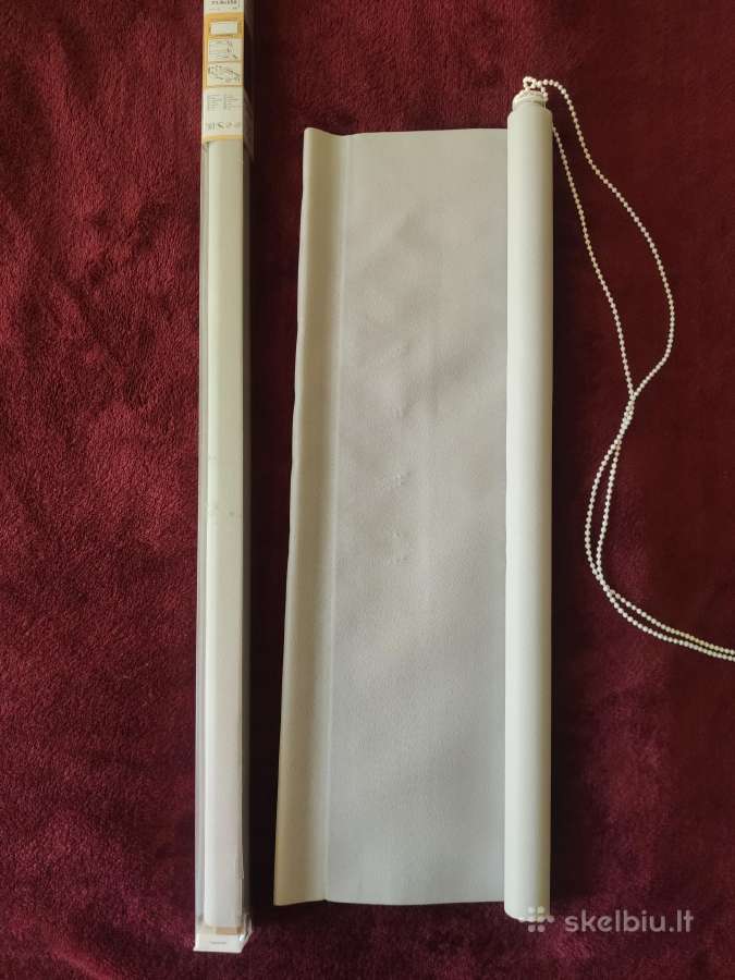 Roletas 72,5 x 150 cm pilkas kabinamas arba tvirti