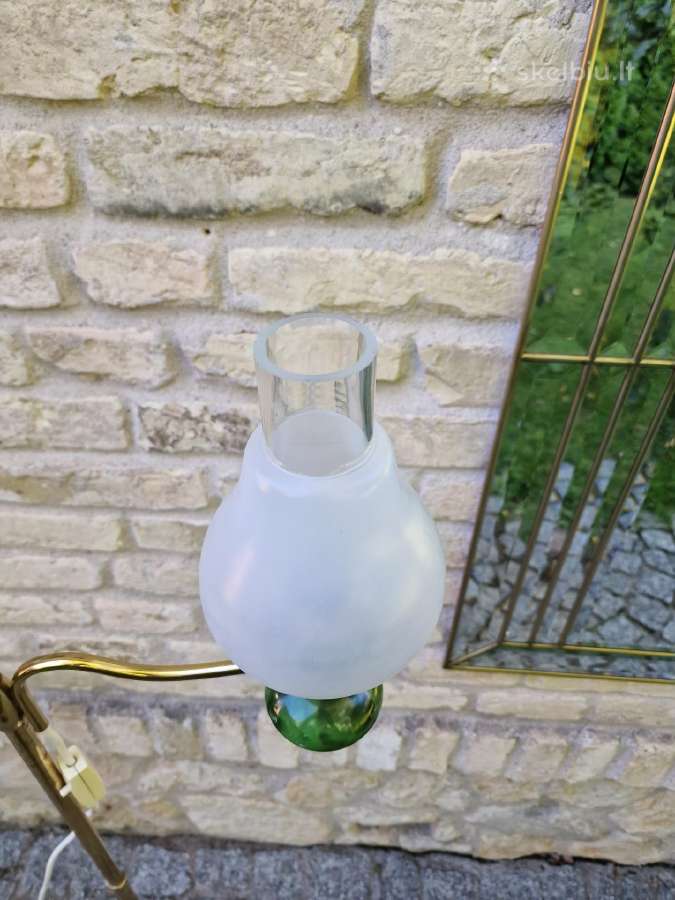 Vintažinis mid century žalvarinis toršeras - nuotraukos Nr. 3