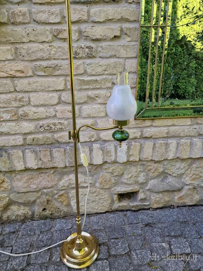 Vintažinis mid century žalvarinis toršeras - nuotraukos Nr. 4
