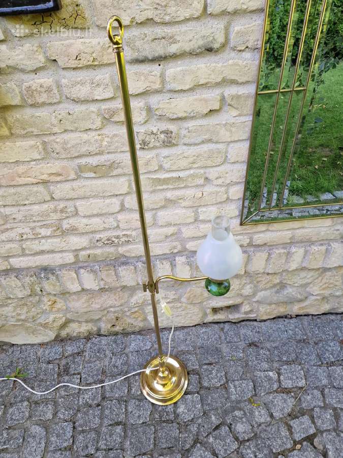 Vintažinis mid century žalvarinis toršeras - nuotraukos Nr. 6