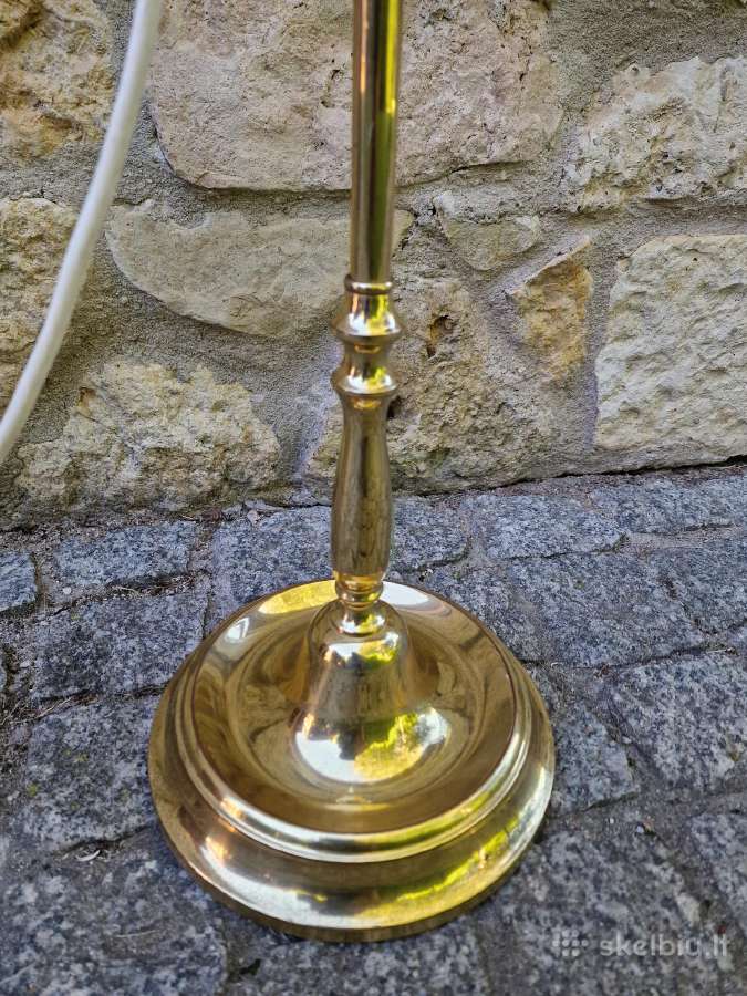 Vintažinis mid century žalvarinis toršeras - nuotraukos Nr. 12