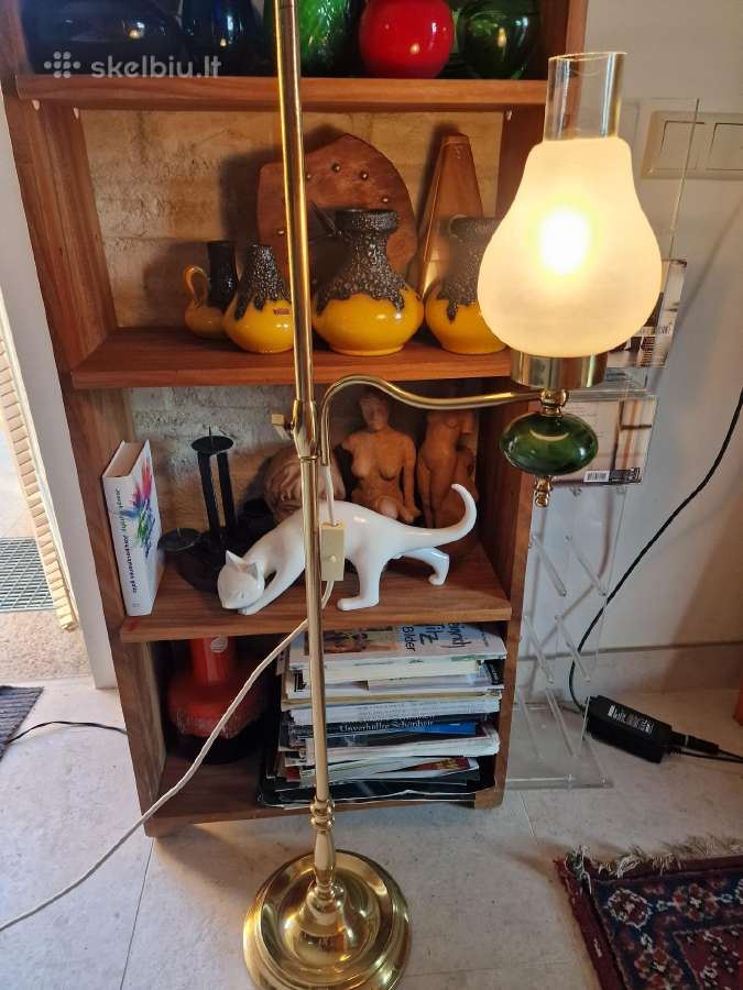Vintažinis mid century žalvarinis toršeras - nuotraukos Nr. 21