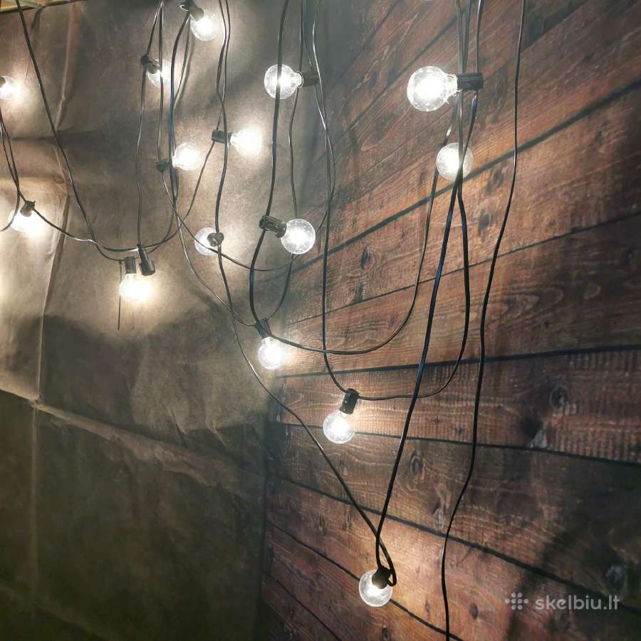 LED lempučių girlianda lauko - nuotraukos Nr. 2