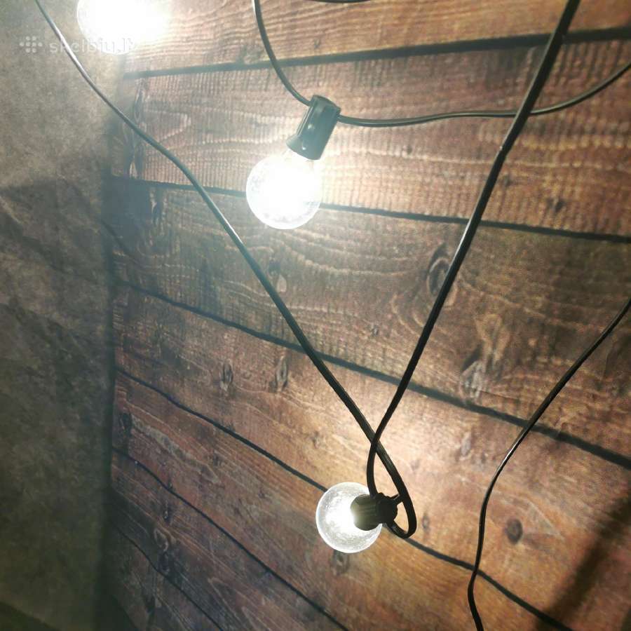 LED lempučių girlianda lauko - nuotraukos Nr. 4