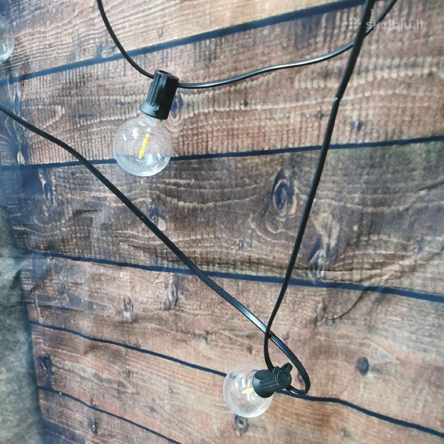 LED lempučių girlianda lauko - nuotraukos Nr. 5