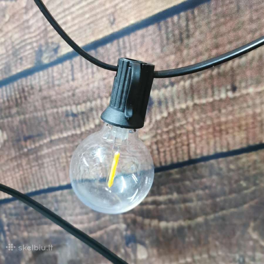 LED lempučių girlianda lauko - nuotraukos Nr. 6