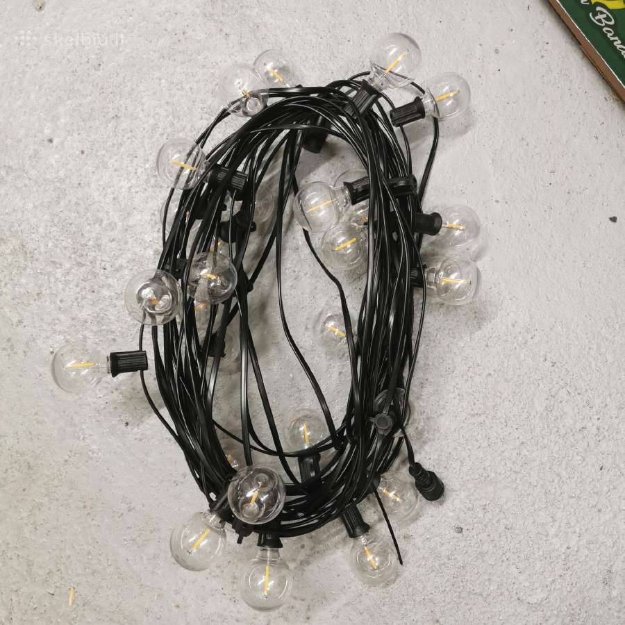 LED lempučių girlianda lauko - nuotraukos Nr. 10