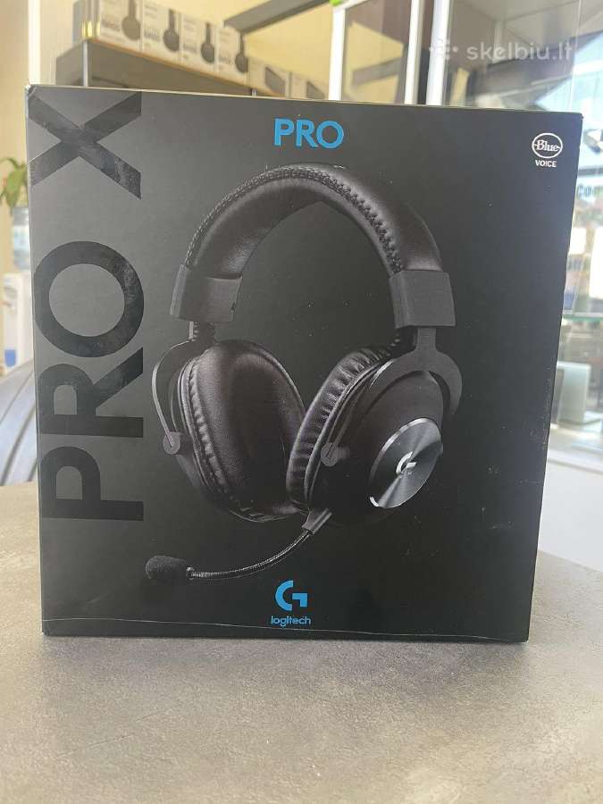 Žaidybinės ausinės Logitech G Pro X Blue Vo!CE - nuotraukos Nr. 2
