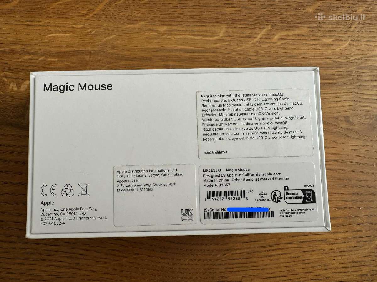 Apple Magic Mouse - nuotraukos Nr. 3