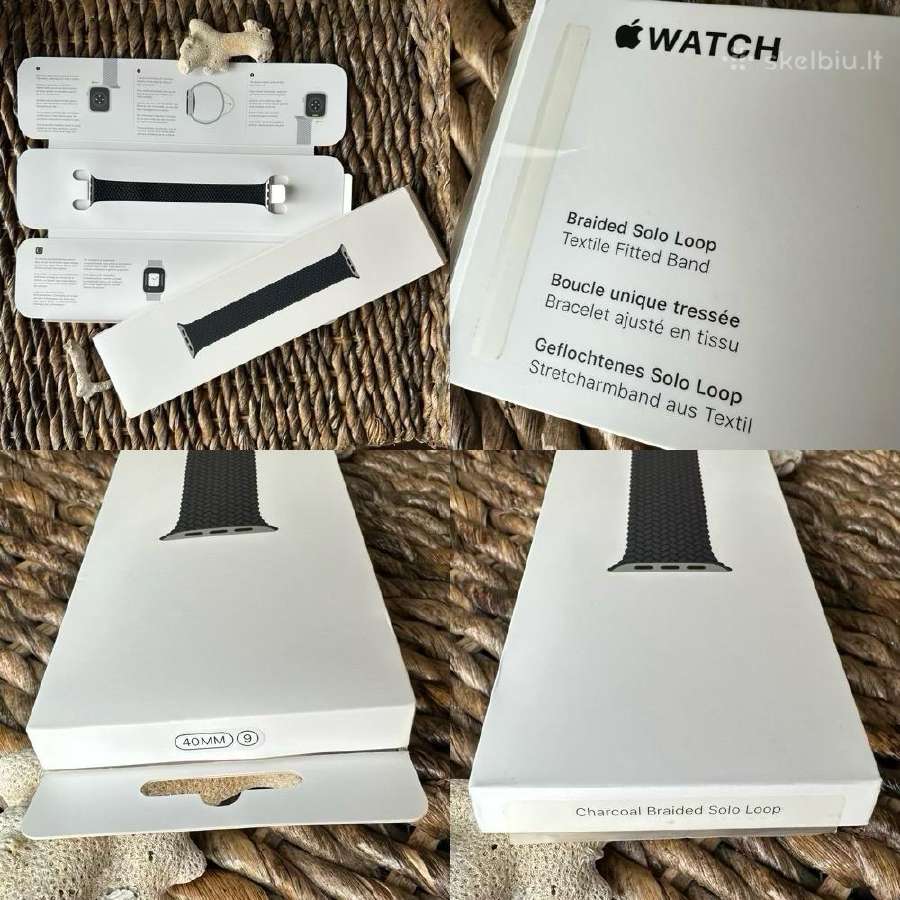 Apple Watch Braided Solo Loop 40mm Apyrankė - nuotraukos Nr. 9