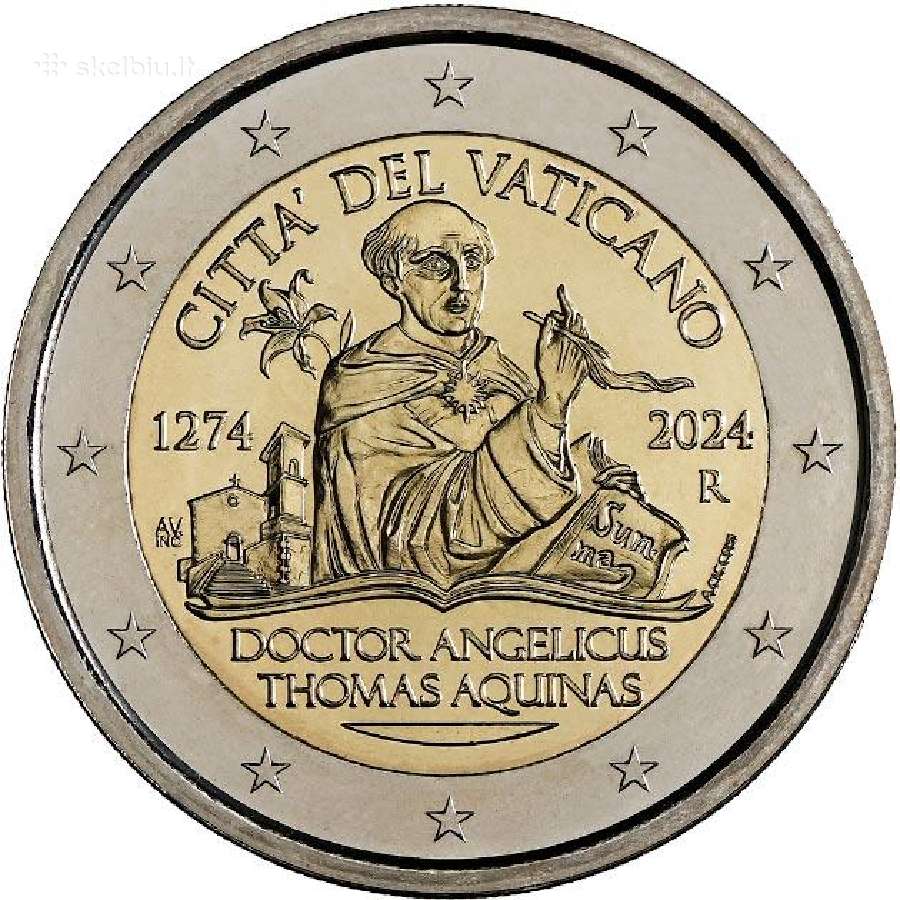 2 eurų Vatikano Unc proginės monetos - nuotraukos Nr. 17
