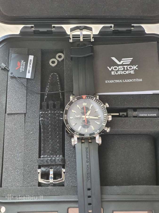 Laikrodis Vostok Europe Energia Rocket Vk61-575a58