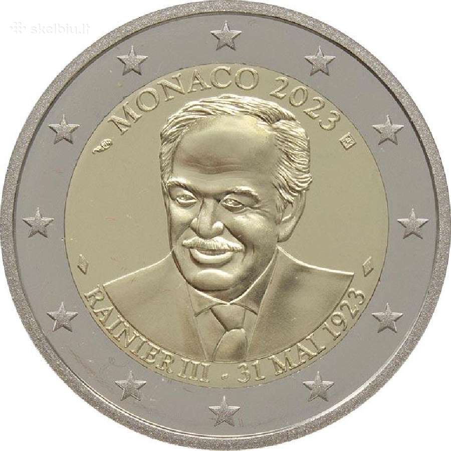 2 eurų Monako Unc proginės monetos - nuotraukos Nr. 9